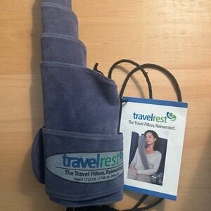 Travelrest Blue Inflatable Travel Pillow